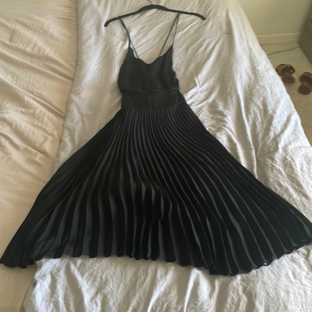 Beautiful Valentino Black Ruffle Cocktail Dress